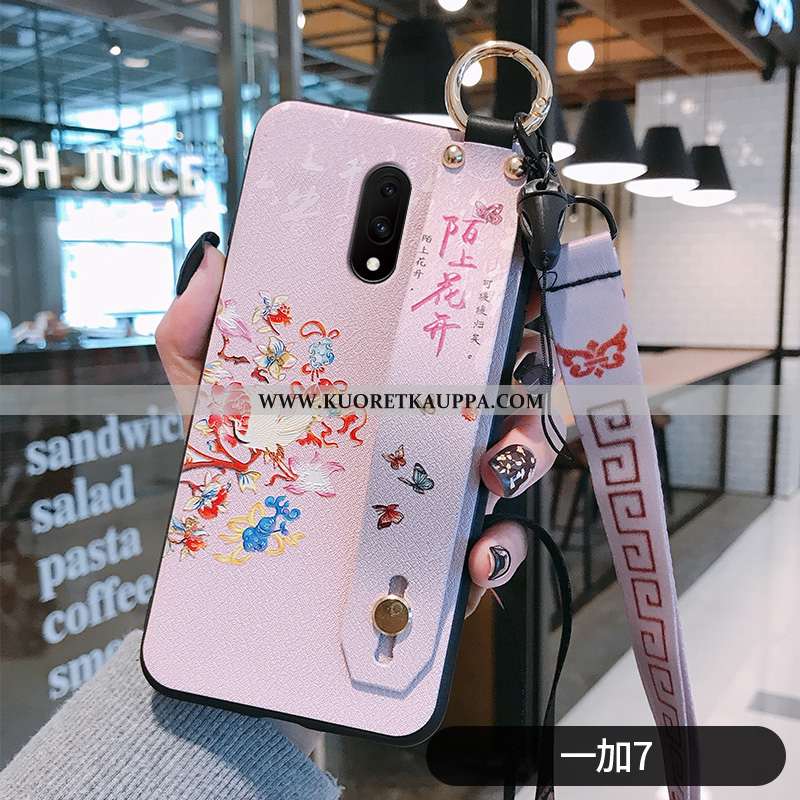 Kuori Oneplus 7 Kuoret Oneplus 7 Kotelo Oneplus 7 Pehmea Neste Valo Kukka Kiinalainen Tyyli Violetti Myynti