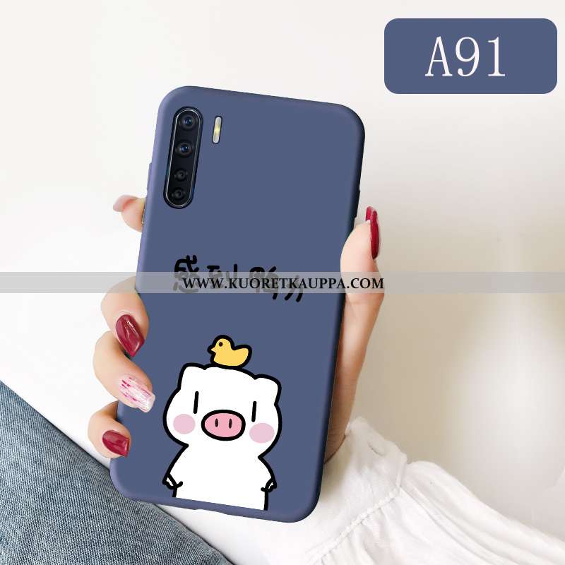 Kuori Oppo A91, Kuoret Oppo A91, Kotelo Oppo A91 Ihana Suuntaus Luova Yksinkertainen Sarjakuva Pinkk