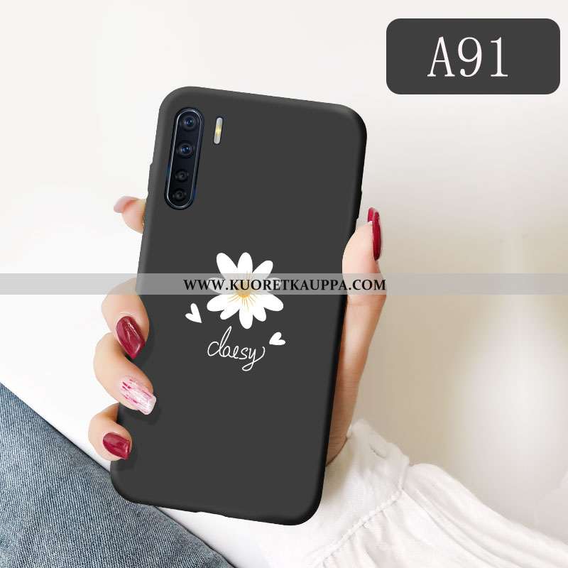 Kuori Oppo A91, Kuoret Oppo A91, Kotelo Oppo A91 Pehmeä Neste Valo Musta Rakastunut Yksinkertainen M