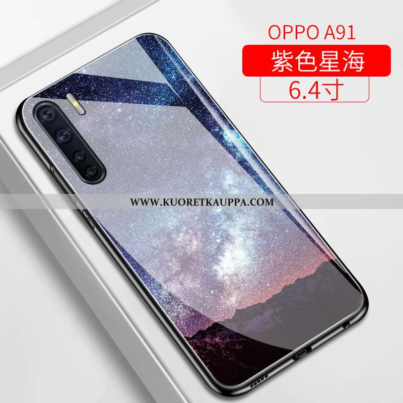 Kuori Oppo A91, Kuoret Oppo A91, Kotelo Oppo A91 Persoonallisuus Luova Pehmeä Neste Lasi Puhelimen V