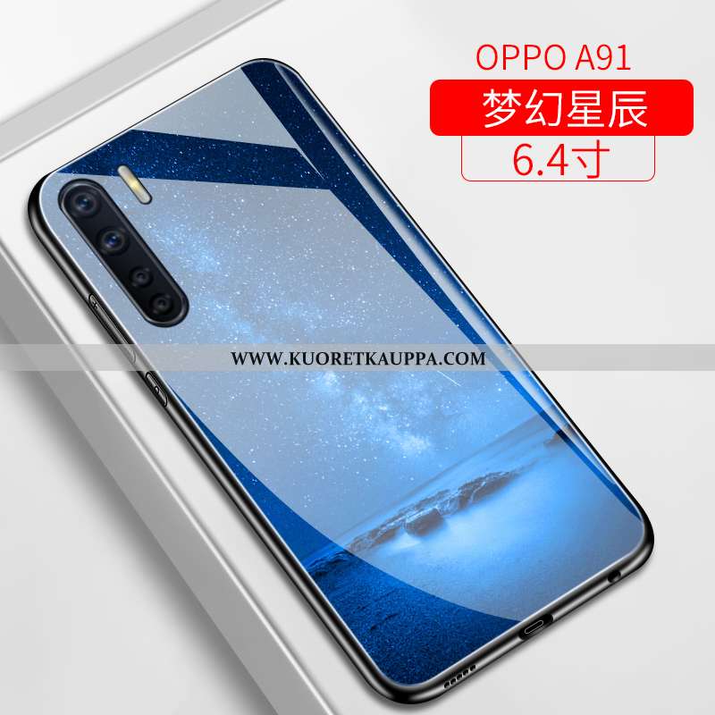 Kuori Oppo A91, Kuoret Oppo A91, Kotelo Oppo A91 Persoonallisuus Luova Pehmeä Neste Lasi Puhelimen V