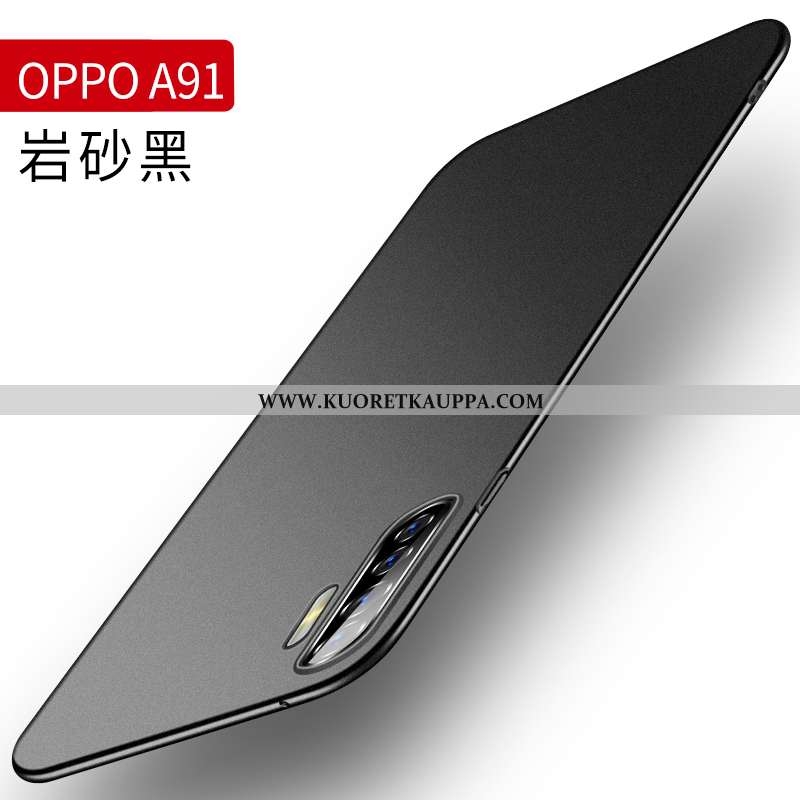 Kuori Oppo A91, Kuoret Oppo A91, Kotelo Oppo A91 Silikoni Suojaus Pesty Suede Magneettinen Valo Puna