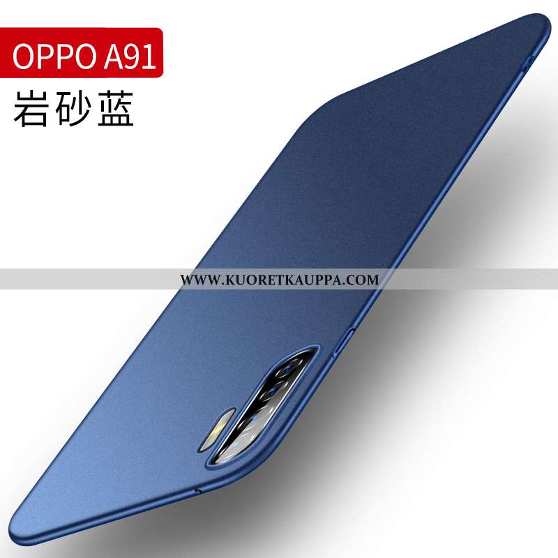 Kuori Oppo A91, Kuoret Oppo A91, Kotelo Oppo A91 Silikoni Suojaus Pesty Suede Magneettinen Valo Puna