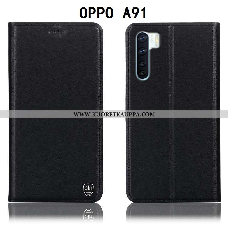 Kuori Oppo A91, Kuoret Oppo A91, Kotelo Oppo A91 Suojaus Nahkakuori Puhelimen Murtumaton Keltaiset