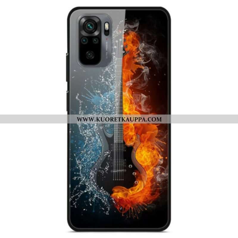 Case Xiaomi Redmi Note 10 / 10S Tempered Glass Guitar