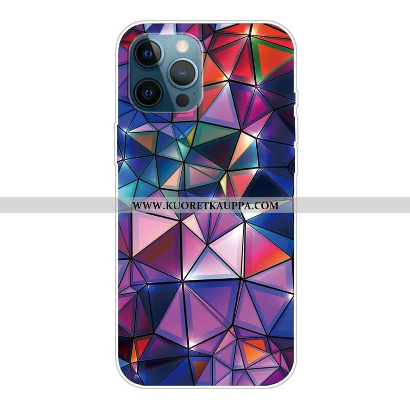 Case iPhone 13 Pro Max Joustava Geometria