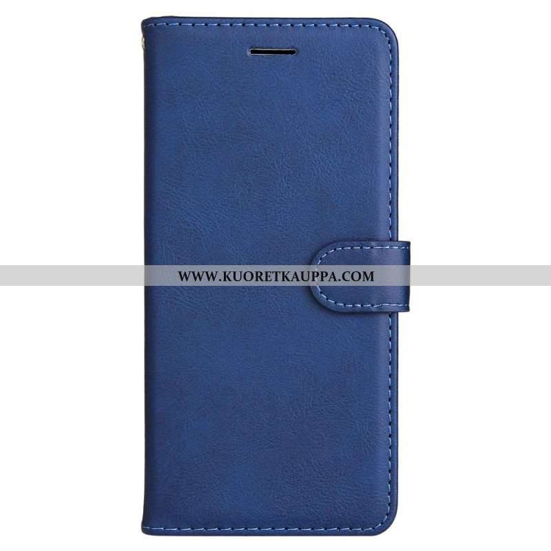 Kotelot OnePlus 10 Pro 5G Suojaketju Kuori Strappy Plain Leather Style