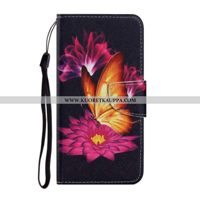 Kotelot Samsung Galaxy S21 FE Butterfly Ja Lotus