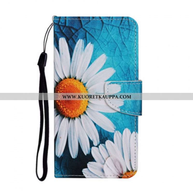 Kotelot Samsung Galaxy S22 Ultra 5G Suojaketju Kuori Thong Daisies