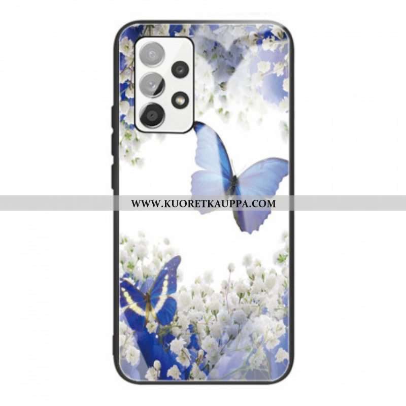 Kuori Samsung Galaxy A53 5G Butterflies Design Karkaistu Lasi