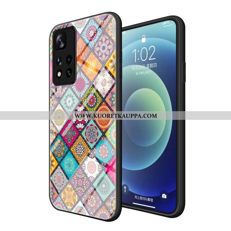 Kuori Xiaomi Redmi Note 11 Pro Plus 5G Patchwork Magneettipidike