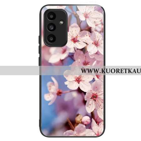 Case Samsung Galaxy A15 Puhelinkuoret Karkaistu Lasi Persikkakukkia