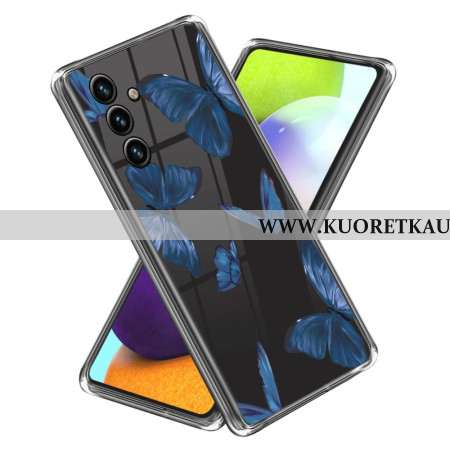 Case Samsung Galaxy A15 Puhelinkuoret Sinisiä Perhosia