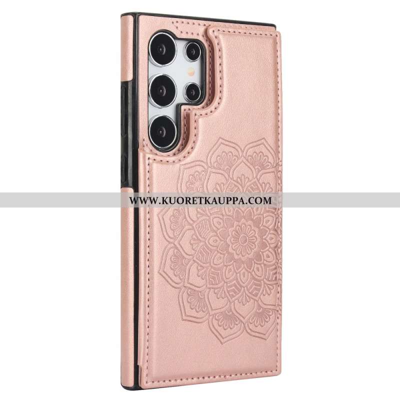 Case Samsung Galaxy S24 Ultra 5g Puhelinkuoret Mandala-kukkakuvio Ja Tuki