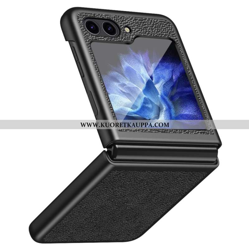 Case Samsung Galaxy Z Flip 6 Puhelinkuoret Litsi Keinonahkaa