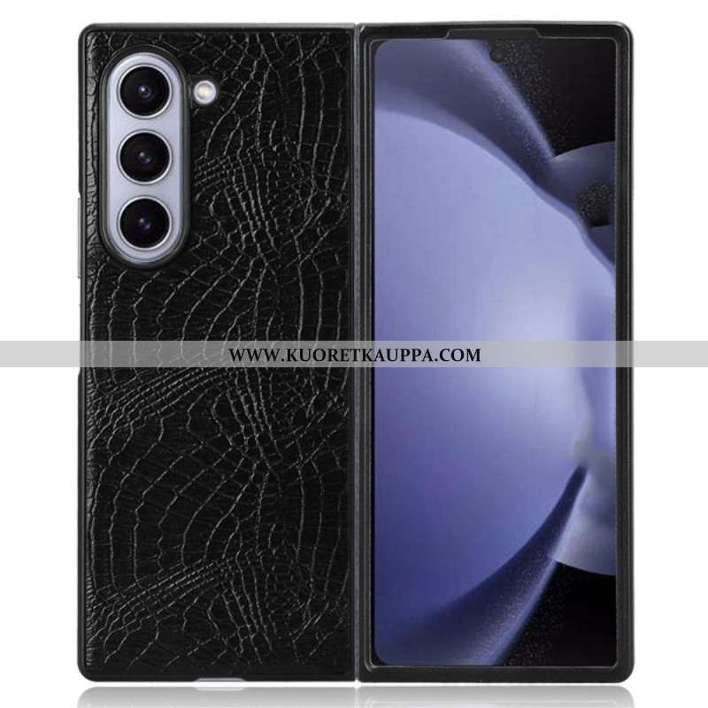 Case Samsung Galaxy Z Fold 6 Puhelinkuoret Nahkaefekti