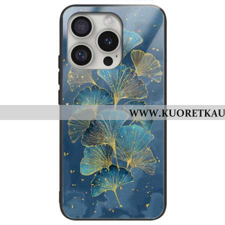 Case iPhone 16 Pro Max Puhelinkuoret Karkaistu Lasi Ginkgo Leaves