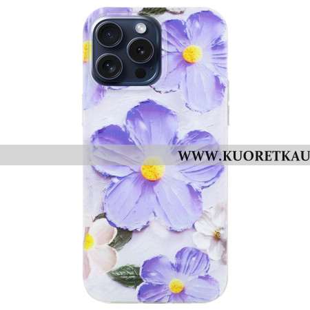 Case iPhone 16 Pro Puhelinkuoret Purppuraisia Kukkia