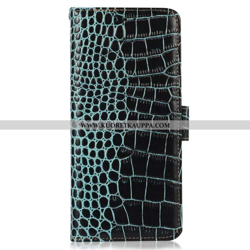 Kotelot Oppo A98 5g Khazneh Crocodile Style Rfid-esto