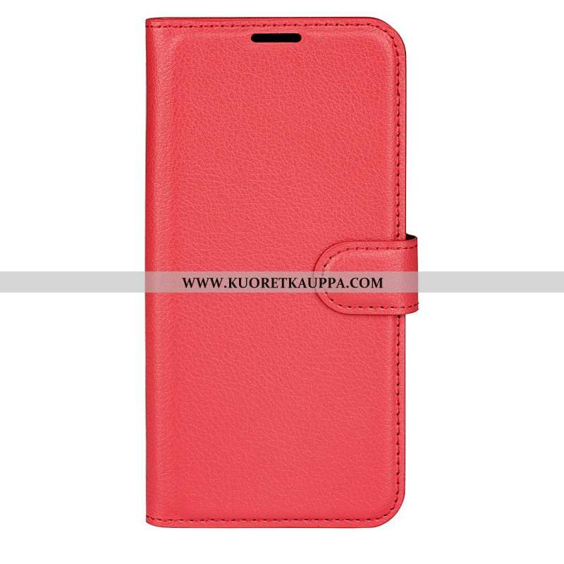 Kotelot Oppo Reno 11 5g Classic Litchi Faux Leather