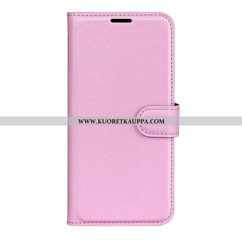 Kotelot Oppo Reno 11 5g Classic Litchi Faux Leather