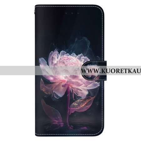 Kotelot Samsung Galaxy S24 5g Violetti Pioni Hihnalla