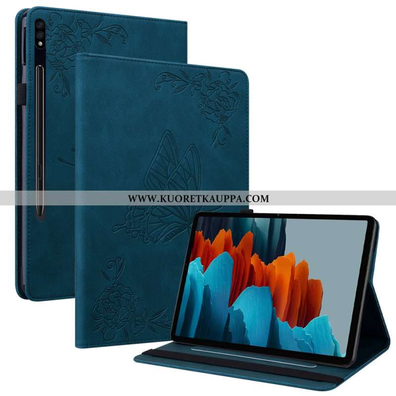 Kotelot Samsung Galaxy Tab S9 Perhosia Ja Kukkia