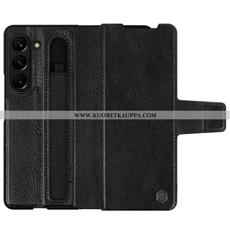 Kotelot Samsung Galaxy Z Fold 5 Nillkin Stylus-leikkauksella