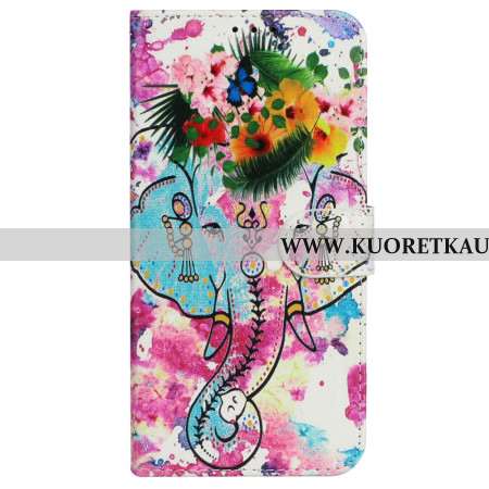 Kotelot Xiaomi 14t Pro Premium Flower Elephant