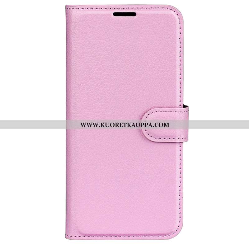 Kotelot Xiaomi Redmi Note 13 4g Classic Litchi Faux Leather