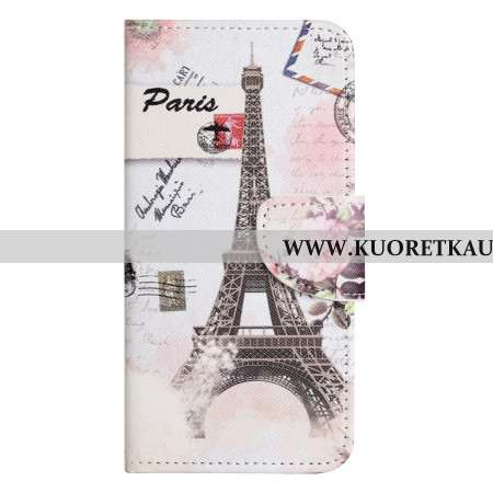 Kotelot Xiaomi Redmi Note 13 4g Vintage Eiffel-torni