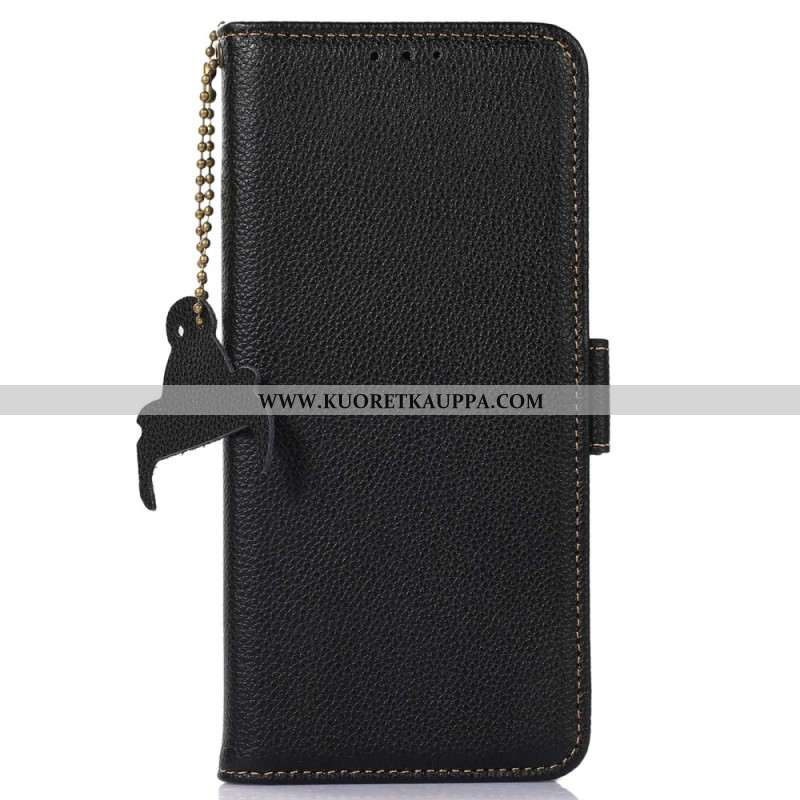 Kotelot Xiaomi Redmi Note 13 Pro 4g Litchi Leather Rfid-tekniikka