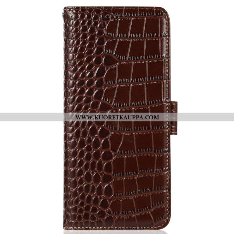 Kotelot Xiaomi Redmi Note 13 Pro 4g Puhelinkuoret Crocodile Design Rfid-estotekniikka