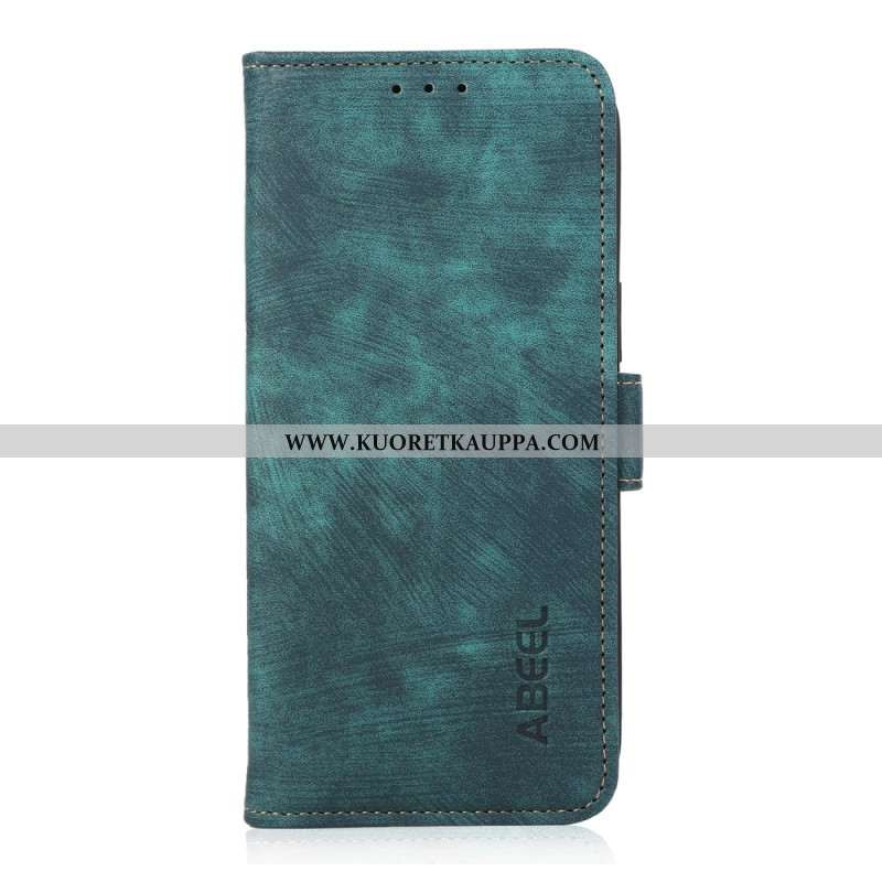 Kotelot iPhone 16 Abeel Vintage Faux Leather Suojakuori