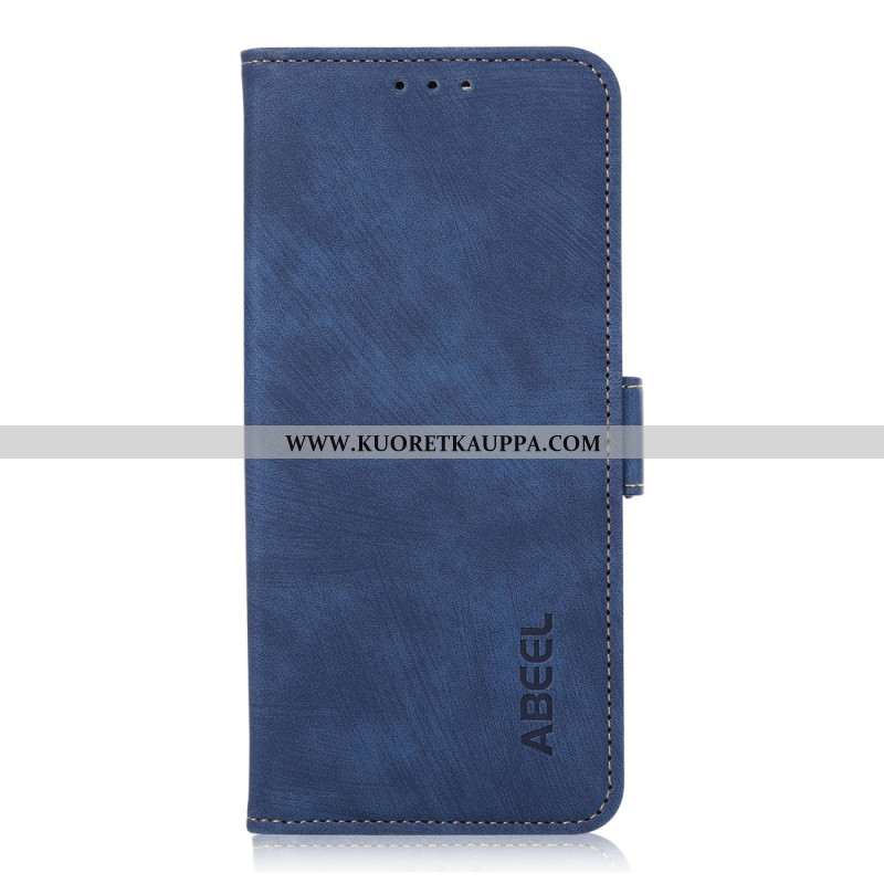 Kotelot iPhone 16 Abeel Vintage Faux Leather Suojakuori