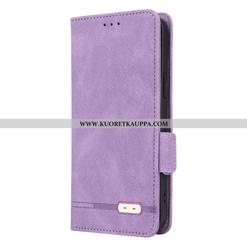 Kotelot iPhone 16 Pro Double Clasp Retro Style