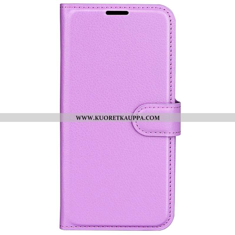 Kuoret Huawei Pura 70 Classic Litchi Faux Leather