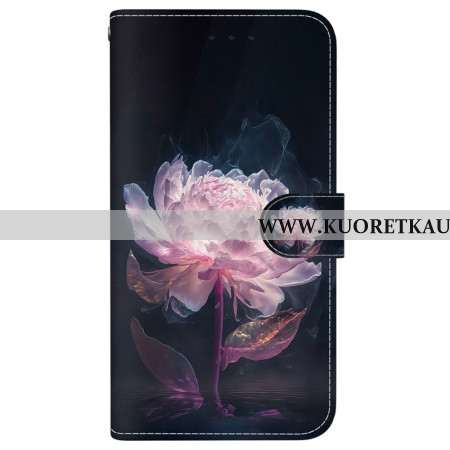 Kuoret iPhone 16 Pro Max Violetti Pioni Hihnalla