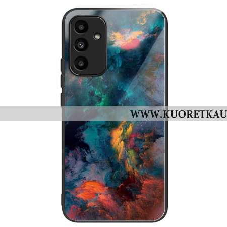 Kuori Samsung Galaxy A15 5g Karkaistu Lasi Värikkäät Pilvet