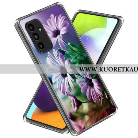 Kuori Samsung Galaxy A15 Purppuraiset Krysanteemit