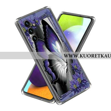 Kuori Samsung Galaxy A15 Violetti Perhonen