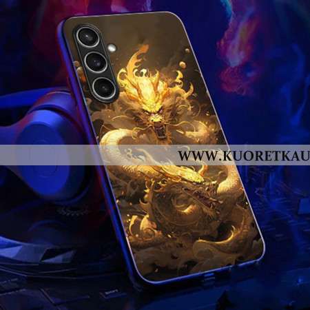 Kuori Samsung Galaxy A16 5g Soita Flash-sarja Golden Dragon