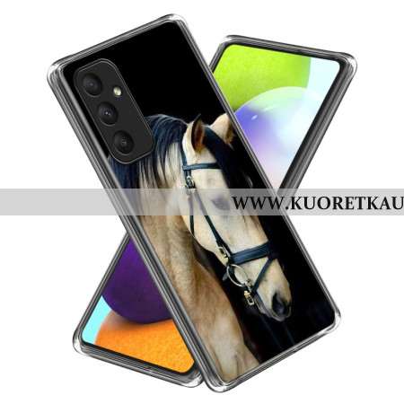 Kuori Samsung Galaxy A55 5g Valkoinen Hevonen