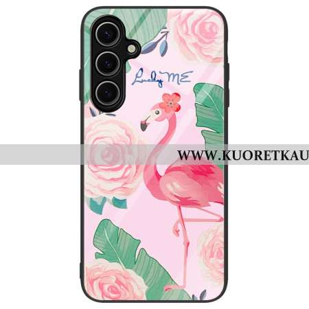 Kuori Samsung Galaxy S24 Fe Flamingo Karkaistu Lasi