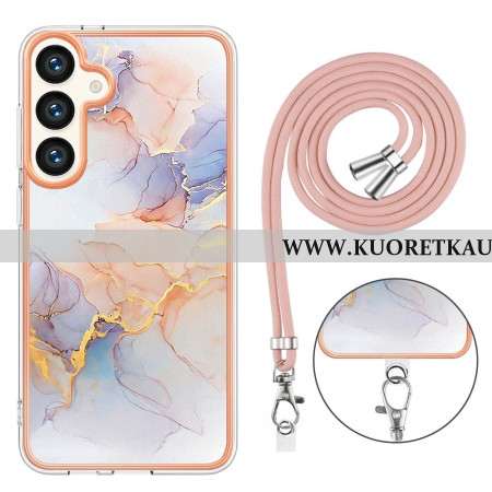 Kuori Samsung Galaxy S24 Plus 5g Linnunradan Valkoinen Marmori