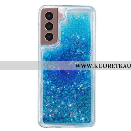 Kuori Samsung Galaxy S24 Plus 5g Nestemäinen Glitter Ja Mandala Suojakuori