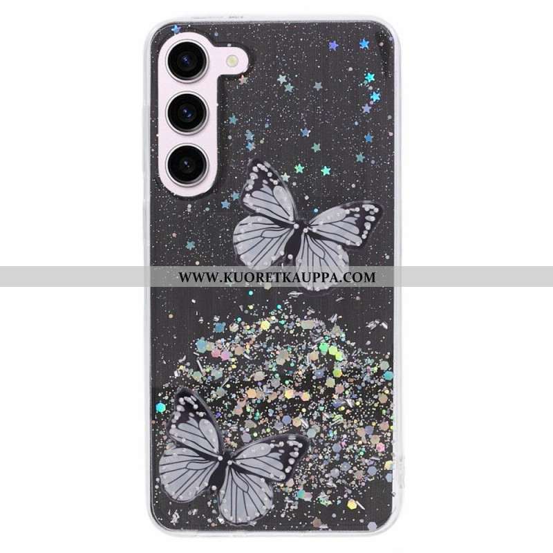 Kuori Samsung Galaxy S24 Plus 5g Perhoset Glitter