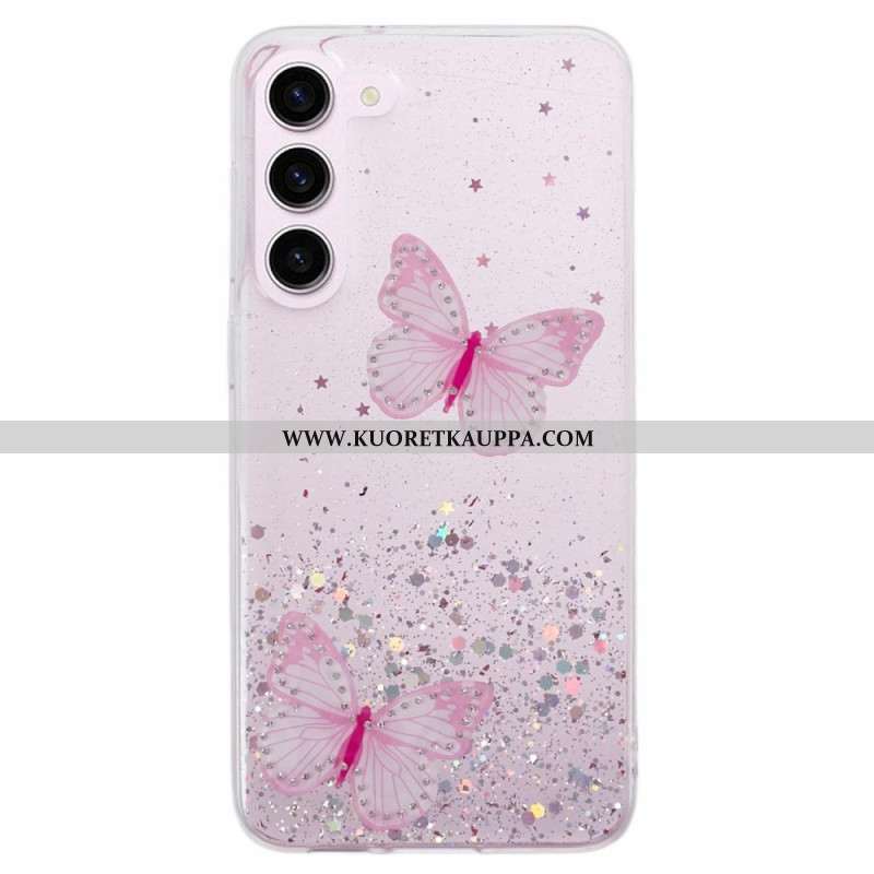 Kuori Samsung Galaxy S24 Plus 5g Perhoset Glitter