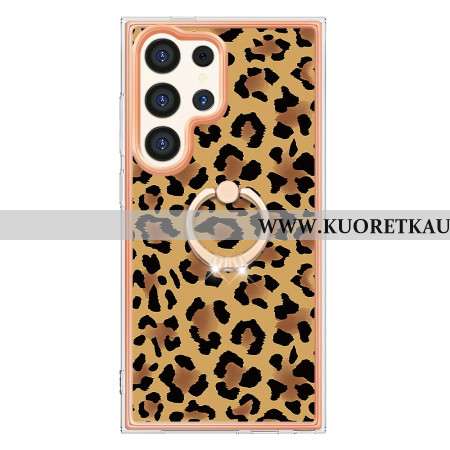 Kuori Samsung Galaxy S24 Ultra 5g Leopard Print -sormustelineellä