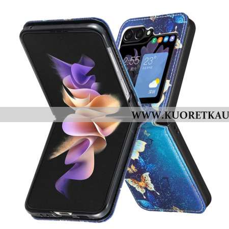 Kuori Samsung Galaxy Z Flip 6 Kultaisia Perhosia